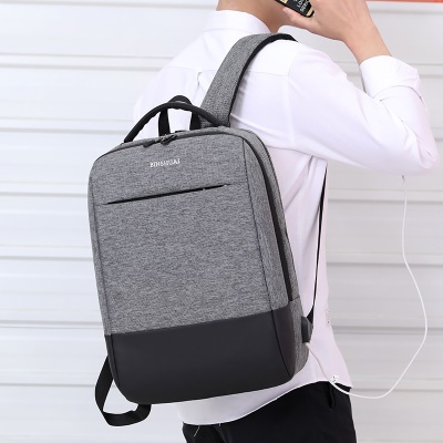 Sac à bandoulière grand volume Nylon gris pour les hommes
