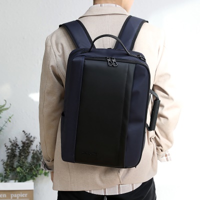 Sac à dos pour hommes léger et respirant tirant avec bande de fixation en nylon + tissu PU