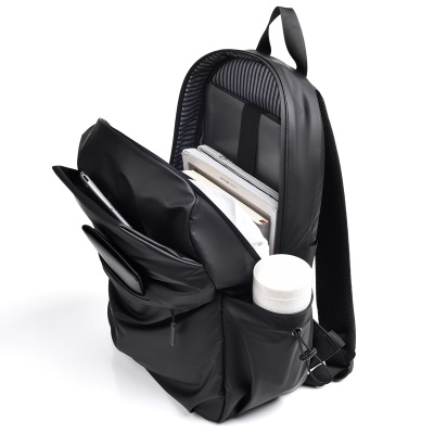Sac à dos pour homme avec fermeture éclair imperméable, film résistant aux