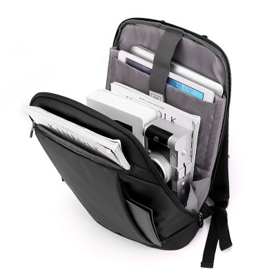 Sac d'ordinateur mince 15,6 pouces sac à dos à double épaule