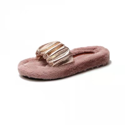 Babouches sandales en laine d'automne et d'hiver