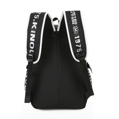 Sac à bandoulière pour homme avec interface USB externe Tissu en nylon résistant aux rayures et à