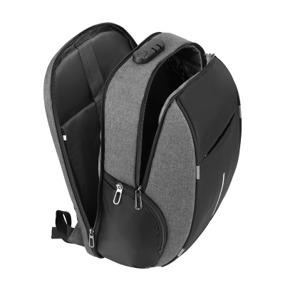 Sac à dos pour homme poignée en aluminium interface externe USB tissu polyester