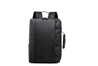 Sac à dos pour hommes en nylon imperméable + tissu PU grande capacité