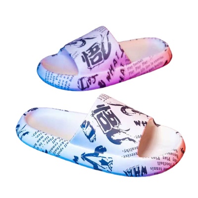 Babouches pour hommes avec fond épais anti-dérapant PVC anti-abrasion talon