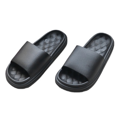 Babouches pour hommes Ling-carreaux fond épais anti-dérapant PVC