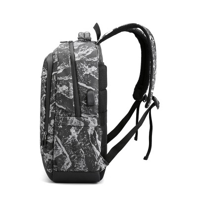 Sac à dos d'ordinateur de 15,6 pouces imperméable à