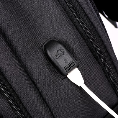Sac à dos en nylon imperméable port de charge externe résistant à l'usure et aux rayures