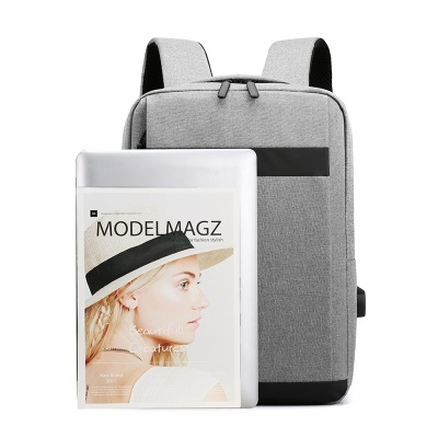 Sac à bandoulière pour homme multicouche espace externe interface USB tissu en nylon