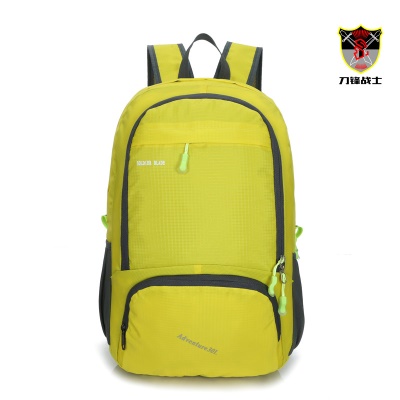 Sac à dos pour homme pliable en nylon imperméable anti-déchirure