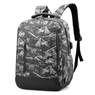 Sac à dos d'ordinateur de 15,6 pouces imperméable à
