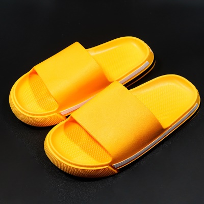 Babouches sandales pour hommes avec un mot à fond plat résistant à l'abrasion