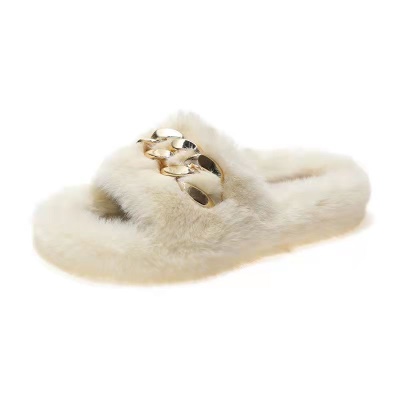 Babouches sandales en laine d'automne et d'hiver