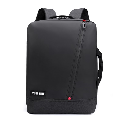Sac à bandoulière en tissu nylon double fermeture éclair grande capacité