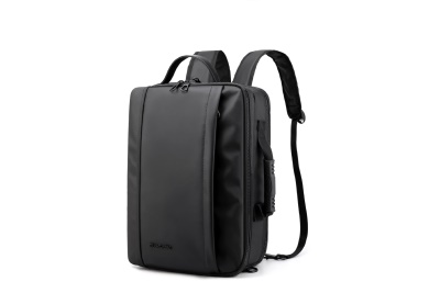 Sac à dos pour hommes en nylon imperméable + tissu PU grande capacité