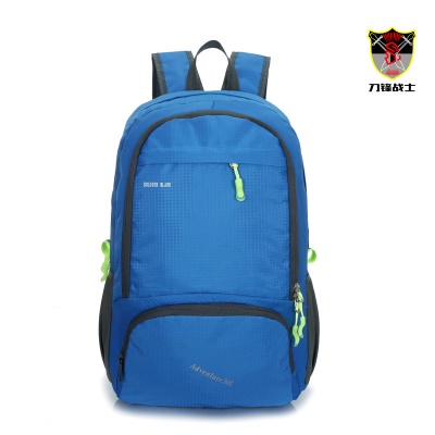 Sac à dos pour homme pliable en nylon imperméable anti-déchirure