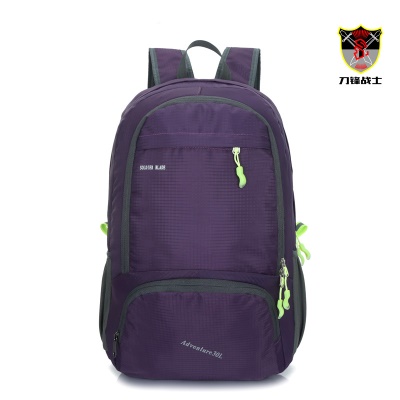 Sac à dos pour homme pliable en nylon imperméable anti-déchirure
