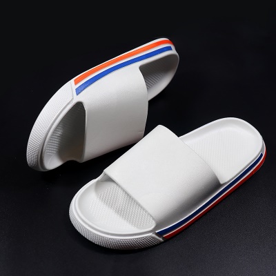 Babouches sandales pour hommes avec un mot à fond plat résistant à l'abrasion