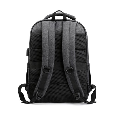 Sac à bandoulière USB trou de charge respirant maille coton tissu nylon pour les hommes