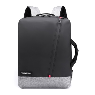 Sac à bandoulière en tissu nylon double fermeture éclair grande capacité