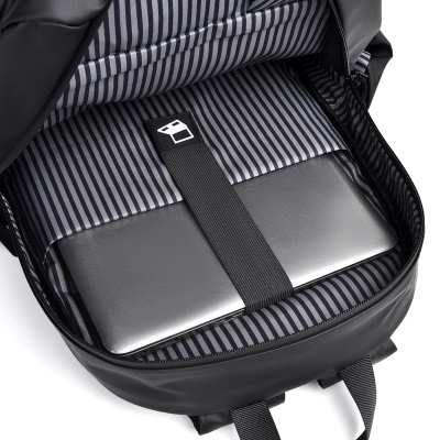 Sac à dos pour homme avec fermeture éclair imperméable, film résistant aux