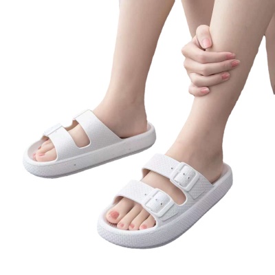 Babouches en PVC avec fond épais double boucle pour hommes/femmes
