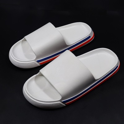 Babouches sandales pour hommes avec un mot à fond plat résistant à l'abrasion