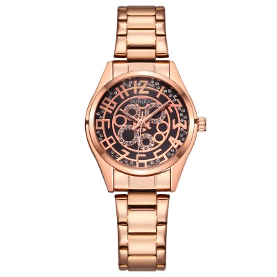 Montres dames avec disque en alliage de zinc mouvement à quartz