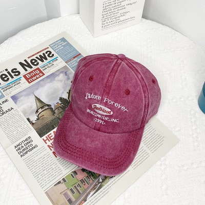 casquette de baseball en coton avec une vieille casquette à visière