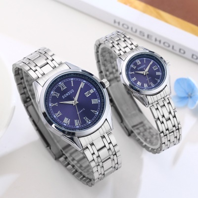 Montre dames en acier inoxydable alliage de zinc imperméable aiguilles