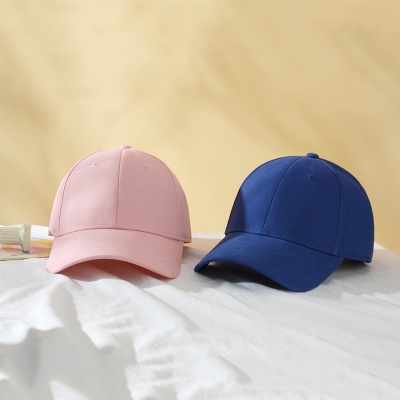 Casquette à visière à large avant-toit en sergé de coton