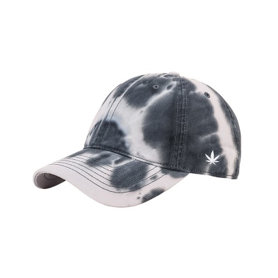 Casquette à visière teinte en tie-dye pour femme