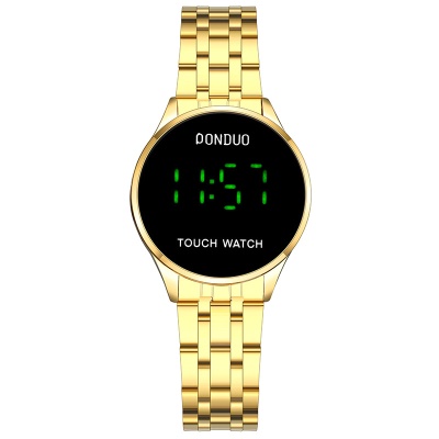 Ladies montre LED affichage simple boucle en alliage de zinc imperméable