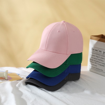 Casquette à visière à large avant-toit en sergé de coton