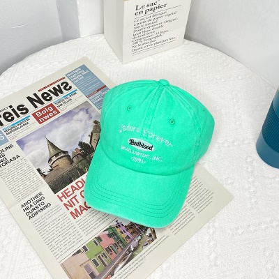 casquette de baseball en coton avec une vieille casquette à visière