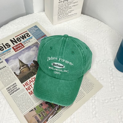 casquette de baseball en coton avec une vieille casquette à visière