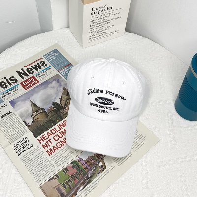 casquette de baseball en coton avec une vieille casquette à visière