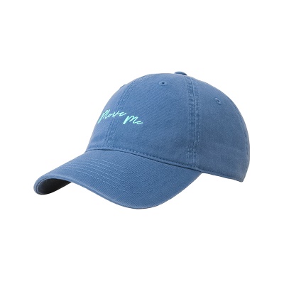 Casquette à visière sergé lettre brodée tour de chapeau réglable