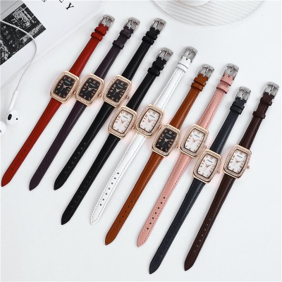 Montres pour femmes Flash diamants incrusté mouvement à quartz étanche
