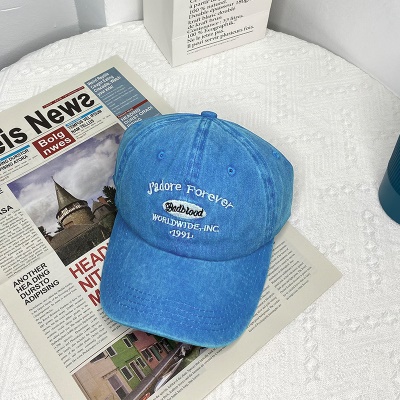 casquette de baseball en coton avec une vieille casquette à visière