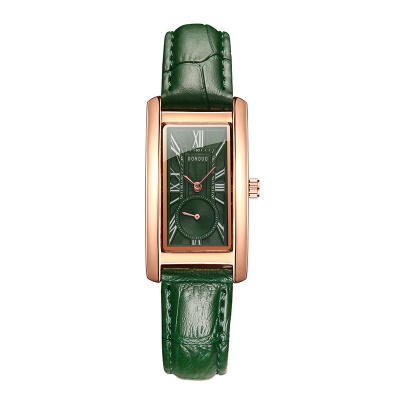 Montres pour femmes bracelet en cuir de vache avec chiffres romains
