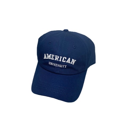 Casquette à visière lettre brodée protection solaire et protection solaire coton