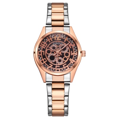 Montres dames avec disque en alliage de zinc mouvement à quartz