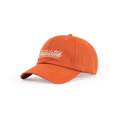 Chapeau à visière lettre broderie visage petit capot souple