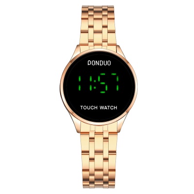 Ladies montre LED affichage simple boucle en alliage de zinc imperméable