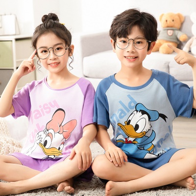 Pyjama pour enfants 2 pièces modal dessin animé anime sans formaldéhyde