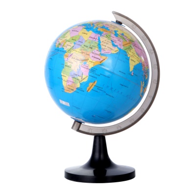 Globe anglais 14,6 cm plastique
