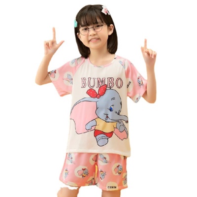 Pyjama pour enfants deux pièces de glace et de neige dessin animé anime confortable et respirant