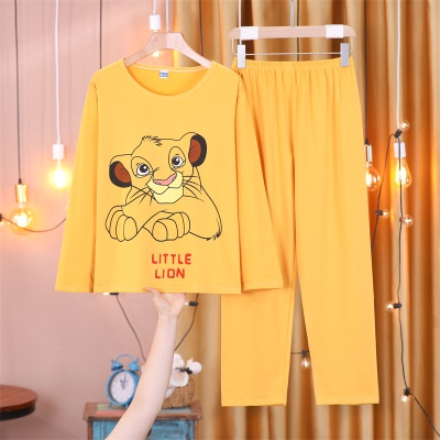 Pyjama pour enfants manches longues col rond habillement maison