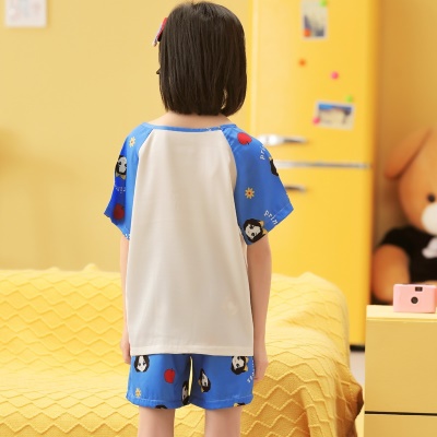 Pyjama pour enfants Ice Snow White Motif Blanche Neige Bleu